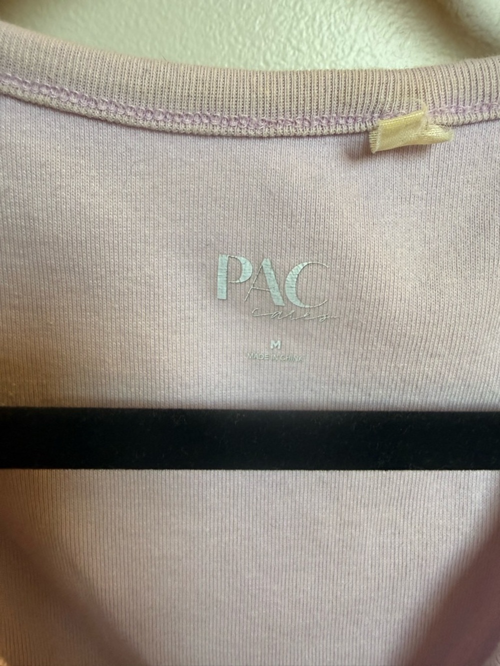 PacSun Lilac Button-Front Ribbed Tank - Picture 2 of 2
